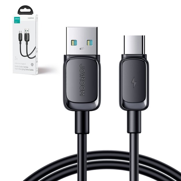 Joyroom Multi-Color Series A14 USB-A / USB-C 3A Cable 1.2 m - Black 3