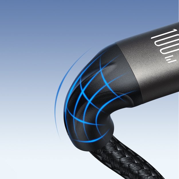 Joyroom Light-Speed ​​Series S-A25 USB-C / USB-C cable 100W 1.2m - black 13