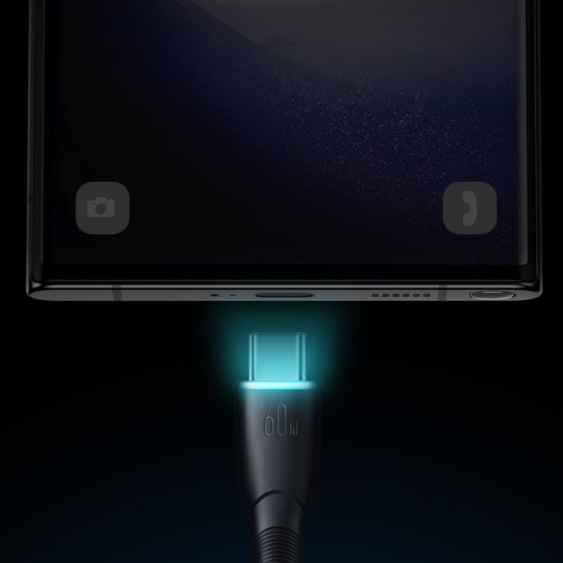 Joyroom Starry Series SA32-CC3 USB-C / USB-C cable 60W 1m - black 8