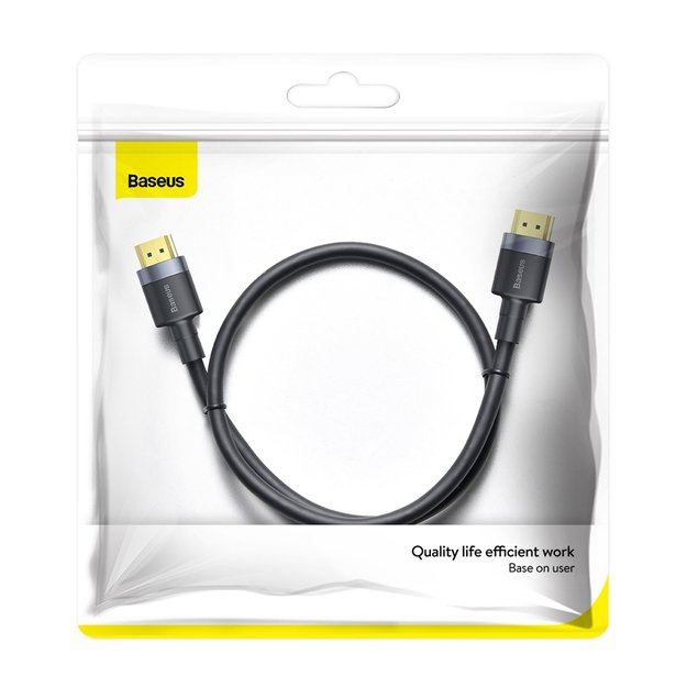 Baseus Cafule HDMI / HDMI 2.0 4K 60 Hz 3D 18 Gbps cable - black 6