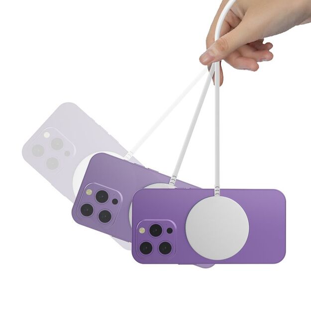 Tech-Protect QI15W-A44 Magnetic Wireless Charger with MagSafe - White 3