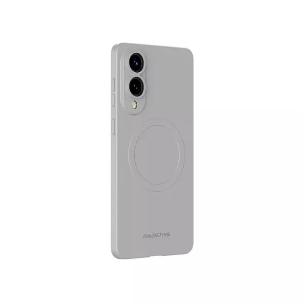 AmazingThing Minimal Air Case with Magnetic Ring for Samsung Galaxy S25 Edge - Gray 5
