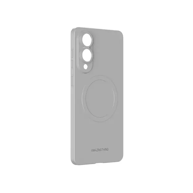 AmazingThing Minimal Air Case with Magnetic Ring for Samsung Galaxy S25 Edge - Gray 6
