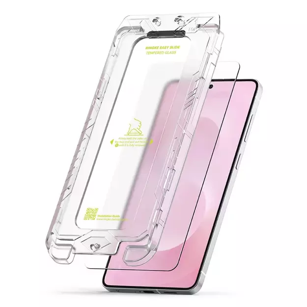Ringke Easy Slide 2-pack tempered glass for Samsung Galaxy S25 Edge - transparent 1