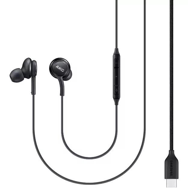 Samsung EO-IC100BBE USB-C Stereo Hi-Fi Wired Headphones (OOB Bulk - Replacement Packaging) - Black 1