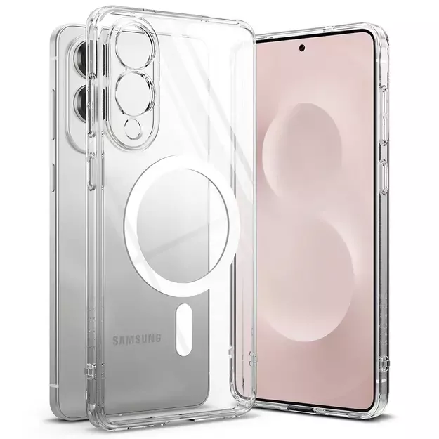Ringke Fusion Magnetic MagSafe Case for Samsung Galaxy S25 Edge - Clear