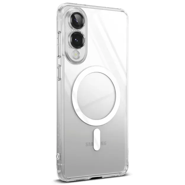 Ringke Fusion Magnetic MagSafe Case for Samsung Galaxy S25 Edge - Clear 3