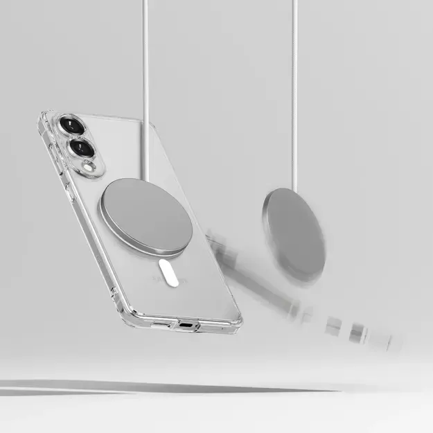 Ringke Fusion Magnetic MagSafe Case for Samsung Galaxy S25 Edge - Clear 5