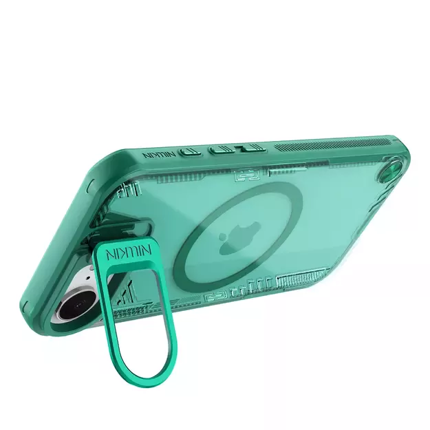 Nillkin Iceblade Prop Magnetic Case with Stand for iPhone 16e - Green 4