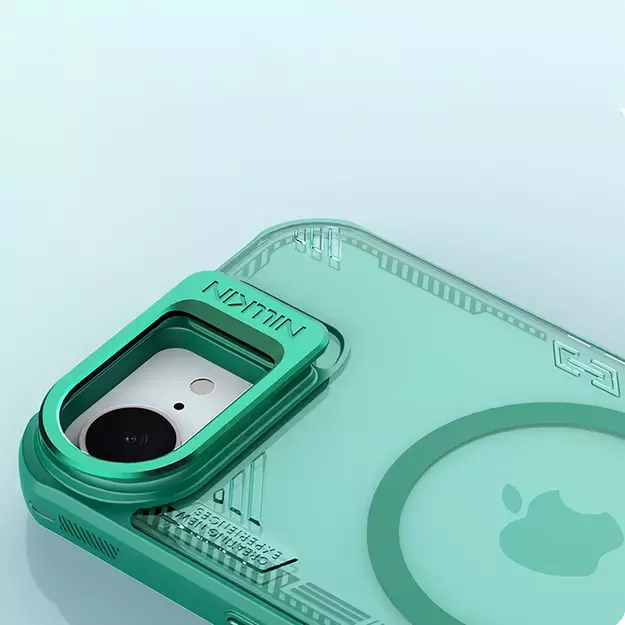 Nillkin Iceblade Prop Magnetic Case with Stand for iPhone 16e - Green 8
