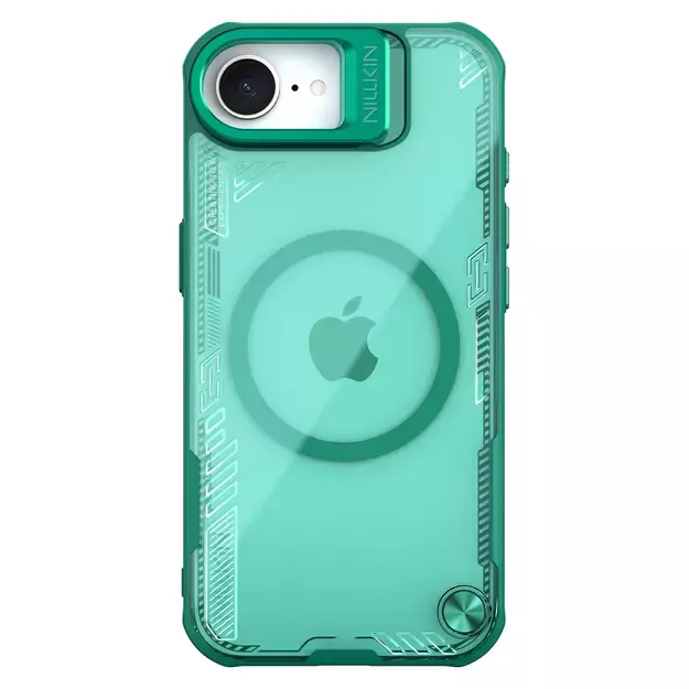 Nillkin Iceblade Prop Magnetic Case with Stand for iPhone 16e - Green 1