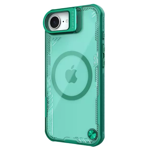 Nillkin Iceblade Prop Magnetic Case with Stand for iPhone 16e - Green 2
