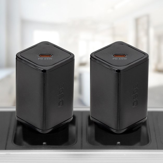 SBS TETRGAN1C65W 65W GaN Power Delivery Charger - Black 2