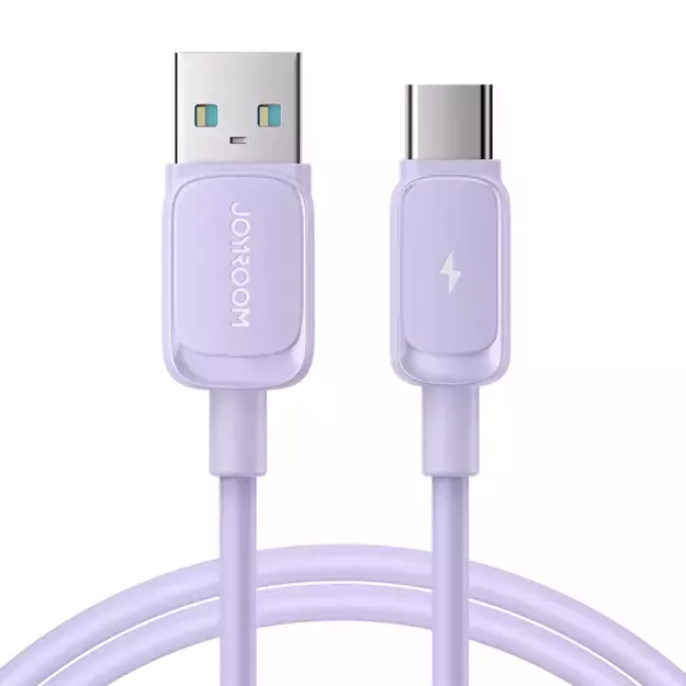 Joyroom Multi-Color Series A14 USB-A / USB-C 3A Cable 1.2m - Purple 14
