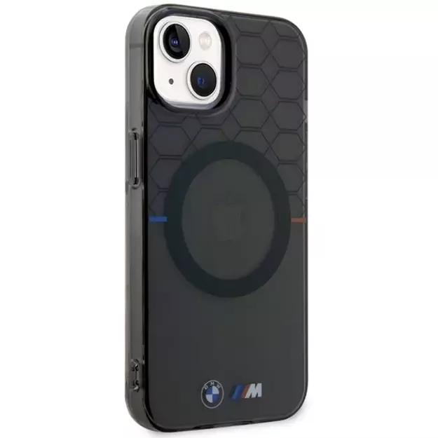 BMW Pattern MagSafe case for iPhone 14 Plus - gray 3