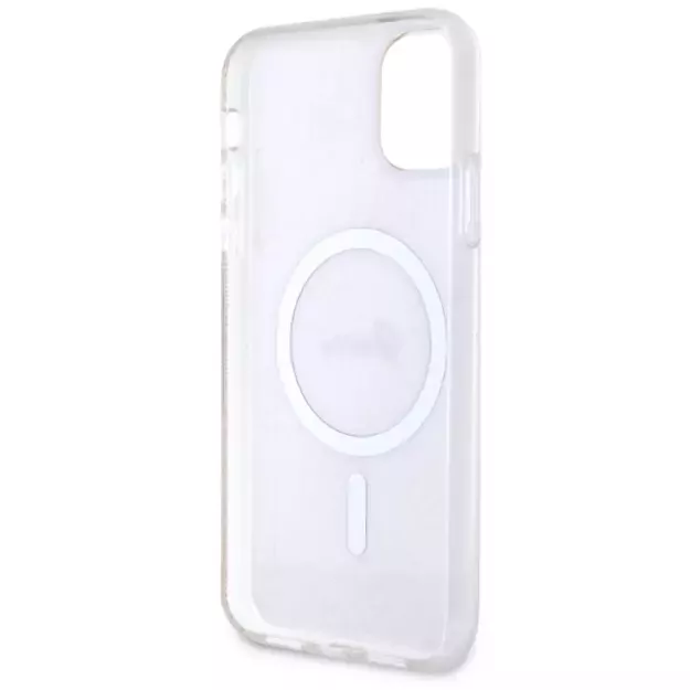 Guess GUHMN61H4STP iPhone 11 6.1  pink/pink hardcase 4G MagSafe 6