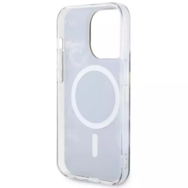 Guess GUHMP14LHTMRSK iPhone 14 Pro 6.1  black/black hardcase Golden Marble MagSafe 6