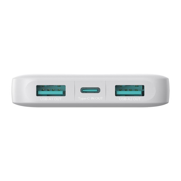Powerbank Joyroom JR-PBF12 10000mAh 2.4A 2x USB-A 1x USB-C - white 4