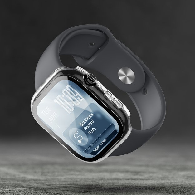 AmazingThing Radix Glass Screen Protector with Case for Apple Watch Series 11 42mm - Clear 6