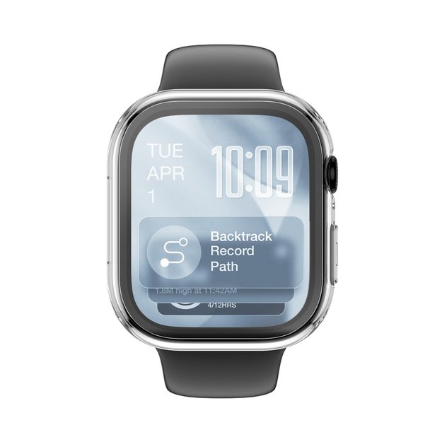 AmazingThing Radix Glass Screen Protector with Case for Apple Watch Series 11 42mm - Clear 1