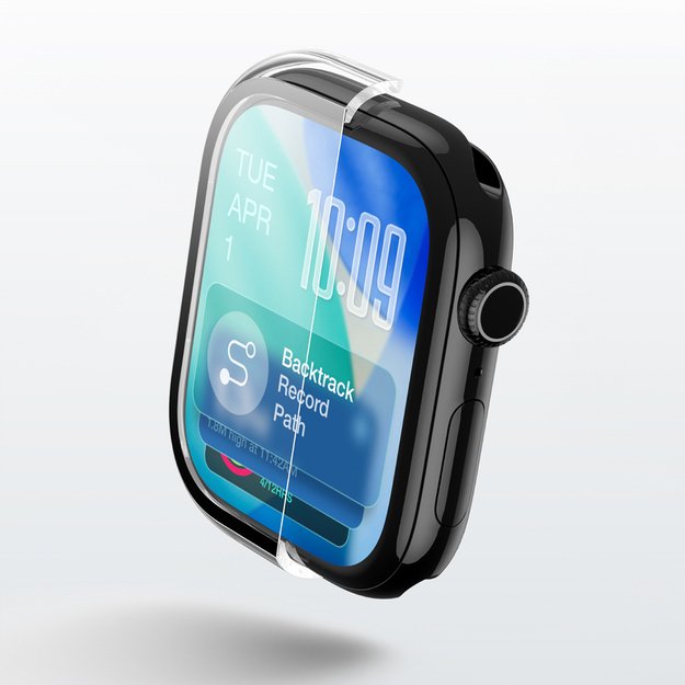 AmazingThing Radix Glass Screen Protector with Case for Apple Watch Series 11 42mm - Clear 8