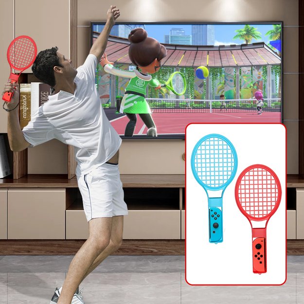 Nintendo Switch Sports 10-in-1 Family Accessory Pack - Red and Blue 23