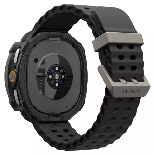 Spigen Rugged Armor Case for Samsung Galaxy Watch 8 Classic 46mm - Matte Black 4