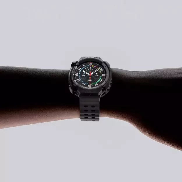 Spigen Rugged Armor Case for Samsung Galaxy Watch 8 Classic 46mm - Matte Black 9