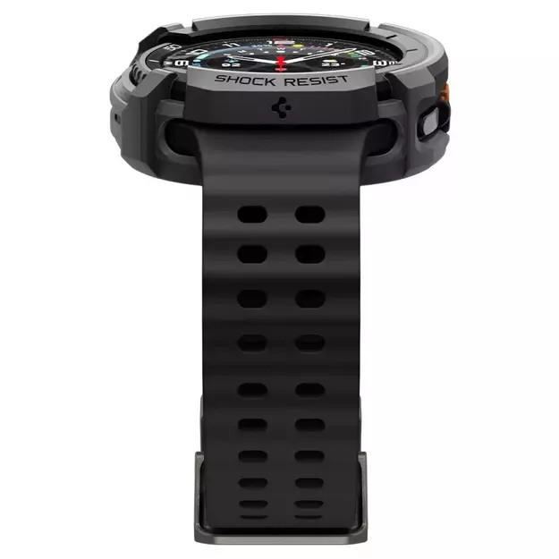 Spigen Rugged Armor Case for Samsung Galaxy Watch 8 Classic 46mm - Matte Black 5