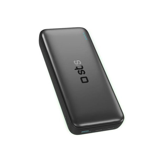 SBS Infinity Power Bank 20000mAh 10W LiFePo₄ USB-A USB-C - Black