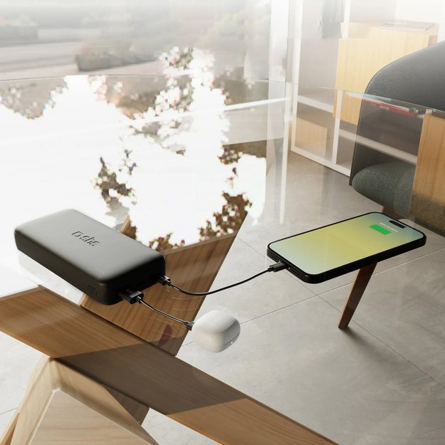 SBS Infinity Power Bank 20000mAh 10W LiFePo₄ USB-A USB-C - Black 8