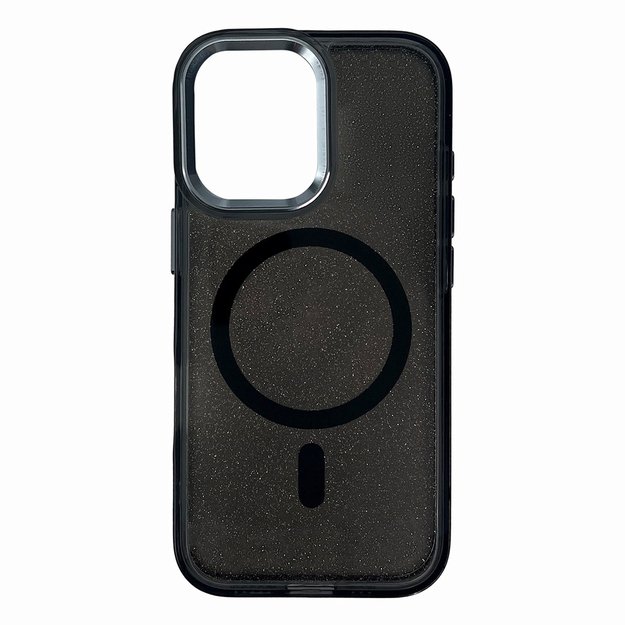 Glitter Case MagSafe Compatible for iPhone 17 Pro - Black