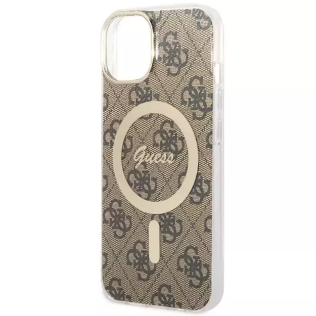 Guess 4G MagSafe case for iPhone 14 - brown 4