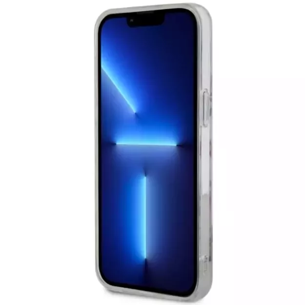 Guess GUHMP14XHCFWST iPhone 14 Pro Max 6.7&quot  transparent hardcase Flower MagSafe 4