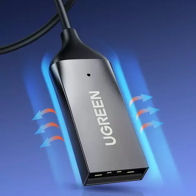 Ugreen Bluetooth 5.3 audio receiver USB cable audio adapter AUX jack black (70601 CM309) 7