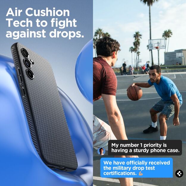 Spigen Liquid Air Case for Samsung Galaxy A54 5G - Matte Black 7