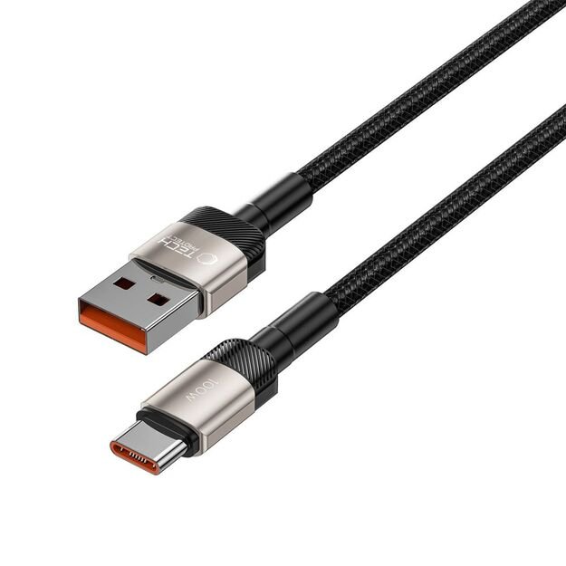 Tech-Protect UltraBoost Evo USB-C / USB-A cable 100W 5A 2m - titanium 1