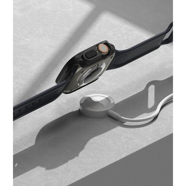 Ringke Slim 2-pack Case for Apple Watch Ultra 1/2 (49mm) - Clear and Matte Black 9