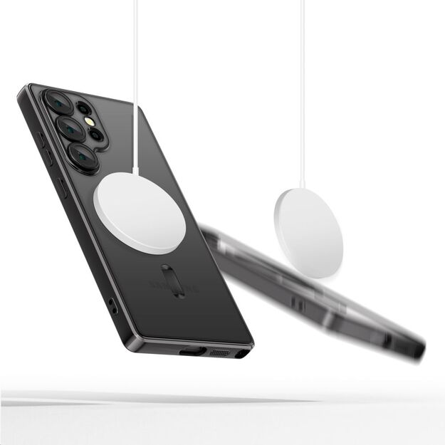 Tech-Protect MagFlex Case for Samsung Galaxy S25 Ultra - Clear Black 1