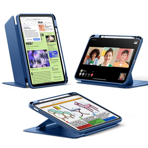 ESR Flip Hybrid Case for iPad 10.9&rdquo; 2022 / iPad 11&rdquo; 2024 - Blue 1