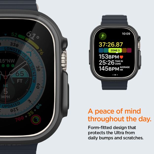 Spigen Thin Fit Case for Apple Watch Ultra (49mm) - Black 12