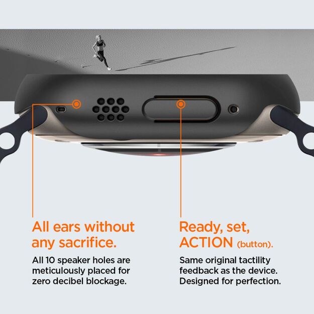 Spigen Thin Fit Case for Apple Watch Ultra (49mm) - Black 15