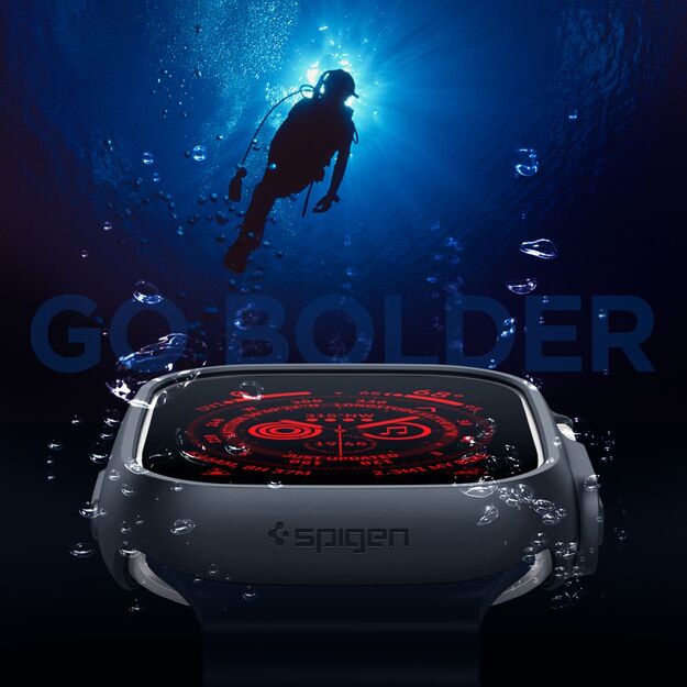 Spigen Thin Fit Case for Apple Watch Ultra (49mm) - Black 11