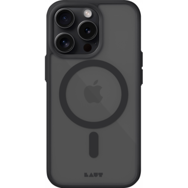 LAUT Huex Protect case with MagSafe for iPhone 15 Pro - black