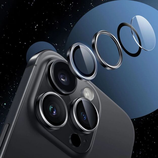 Tech-Protect Camring Fit+ Camera Cover for Samsung Galaxy S25 FE 2