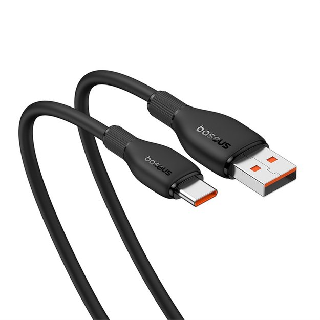 Baseus Pudding Series 100W USB-A - USB-C Cable 2m - Black 2