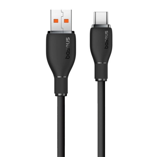 Baseus Pudding Series 100W USB-A - USB-C Cable 2m - Black 1