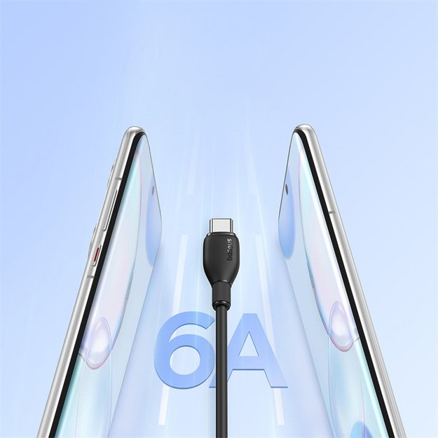 Baseus Pudding Series 100W USB-A - USB-C Cable 2m - Black 11