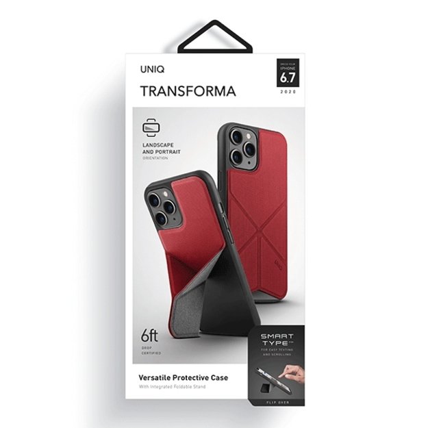 Uniq Transforma case for iPhone 12 Pro Max - red 6