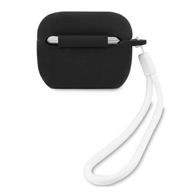Guess GUACAPLSVSBW AirPods Pro cover black/white Silicone Vintage 1